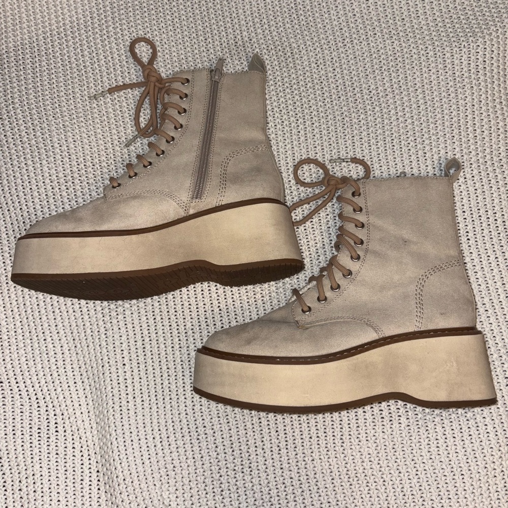 Platform Combat Boots